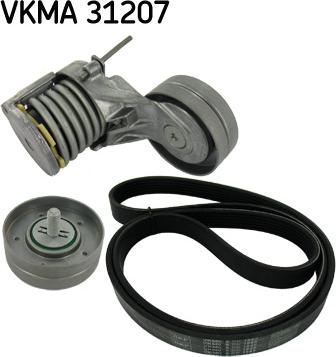 SKF VKMA 31207 - Поликлиновый ременный комплект autosila-amz.com