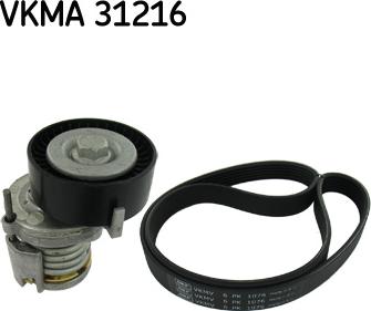 SKF VKMA 31216 - Поликлиновый ременный комплект autosila-amz.com