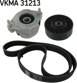 SKF VKMA 31213 - Поликлиновый ременный комплект autosila-amz.com