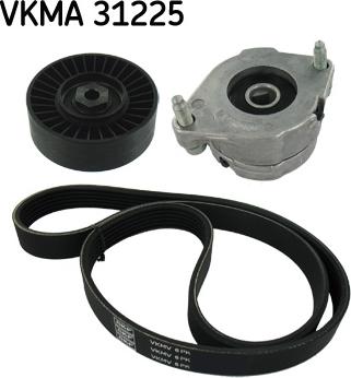 SKF VKMA 31225 - Поликлиновый ременный комплект autosila-amz.com