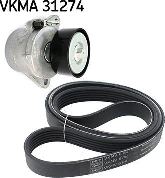 SKF VKMA 31274 - Поликлиновый ременный комплект autosila-amz.com