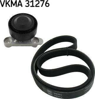 SKF VKMA 31276 - Поликлиновый ременный комплект autosila-amz.com