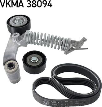 SKF VKMA 38094 - Поликлиновый ременный комплект autosila-amz.com