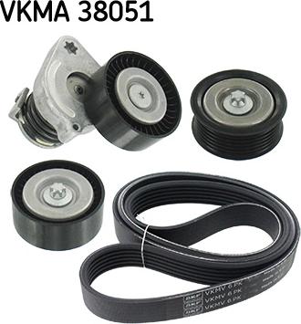 SKF VKMA 38051 - Поликлиновый ременный комплект autosila-amz.com