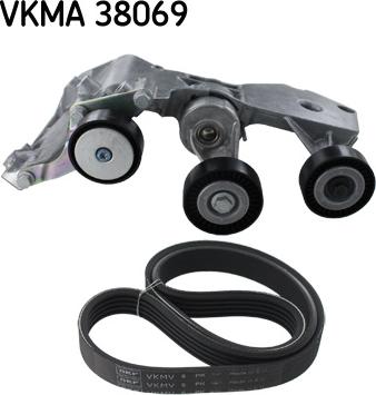 SKF VKMA 38069 - Поликлиновый ременный комплект autosila-amz.com