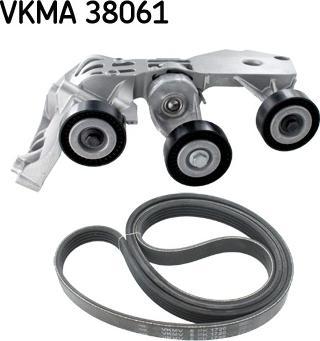 SKF VKMA 38061 - Поликлиновый ременный комплект autosila-amz.com