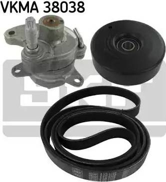 SKF VKMA 38038 - Поликлиновый ременный комплект autosila-amz.com