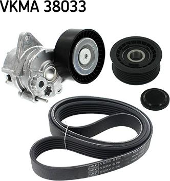 SKF VKMA 38033 - Поликлиновый ременный комплект autosila-amz.com