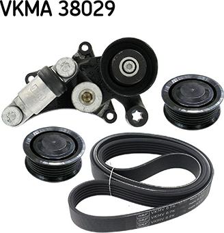 SKF VKMA 38029 - Поликлиновый ременный комплект autosila-amz.com