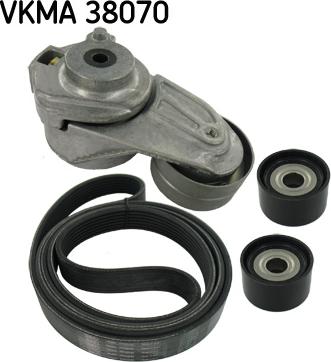 SKF VKMA 38070 - Поликлиновый ременный комплект autosila-amz.com