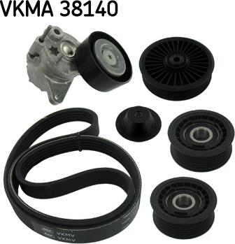 SKF VKMA 38140 - Поликлиновый ременный комплект autosila-amz.com