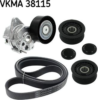 SKF VKMA 38115 - Поликлиновый ременный комплект autosila-amz.com