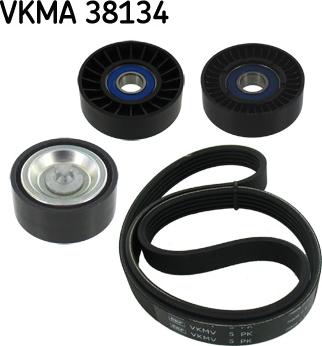 SKF VKMA 38134 - Поликлиновый ременный комплект autosila-amz.com