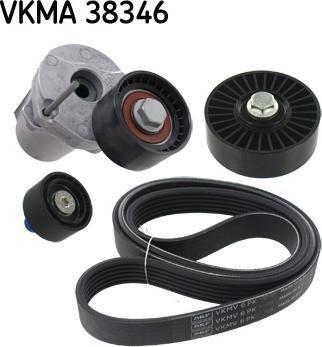 SKF VKMA 38346 - Поликлиновый ременный комплект autosila-amz.com