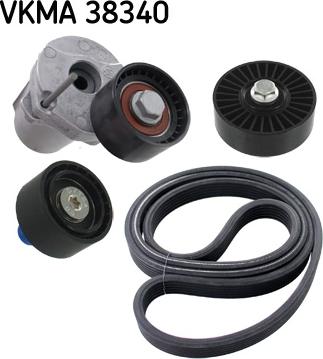 SKF VKMA 38340 - Поликлиновый ременный комплект autosila-amz.com