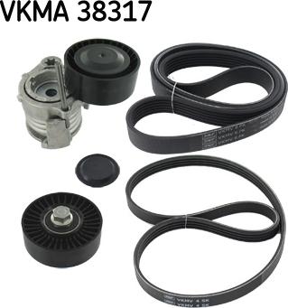 SKF VKMA 38317 - Поликлиновый ременный комплект autosila-amz.com