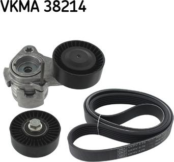 SKF VKMA 38214 - Поликлиновый ременный комплект autosila-amz.com