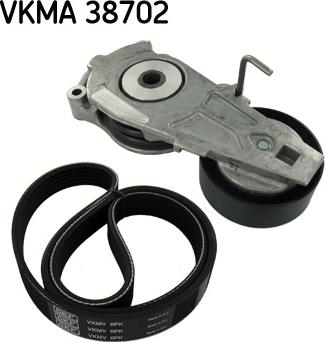 SKF VKMA 38702 - Поликлиновый ременный комплект autosila-amz.com