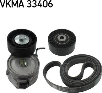 SKF VKMA 33406 - Поликлиновый ременный комплект autosila-amz.com