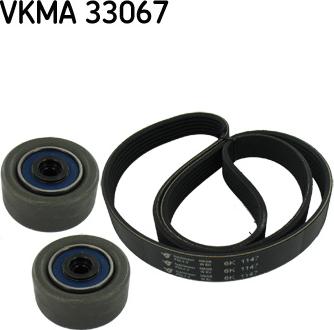 SKF VKMA 33067 - Поликлиновый ременный комплект autosila-amz.com