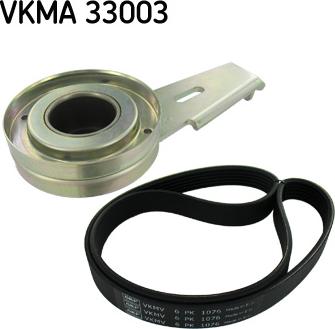 SKF VKMA 33003 - Поликлиновый ременный комплект autosila-amz.com