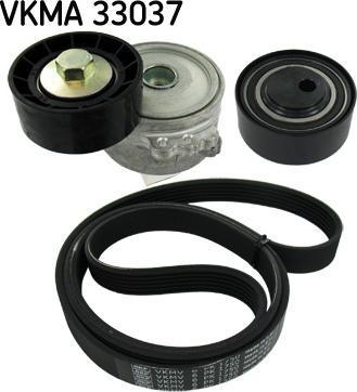 SKF VKMA 33037 - Поликлиновый ременный комплект autosila-amz.com