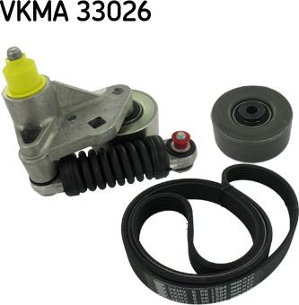 SKF VKMA 33026 - Поликлиновый ременный комплект autosila-amz.com