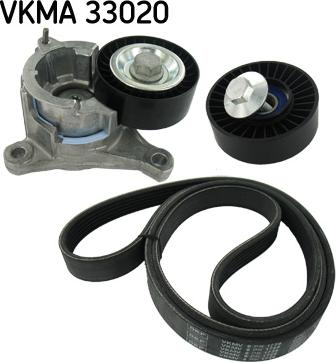 SKF VKMA 33020 - Поликлиновый ременный комплект autosila-amz.com