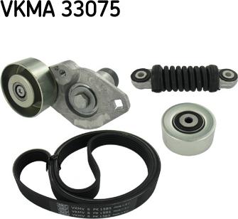 SKF VKMA 33075 - Поликлиновый ременный комплект autosila-amz.com