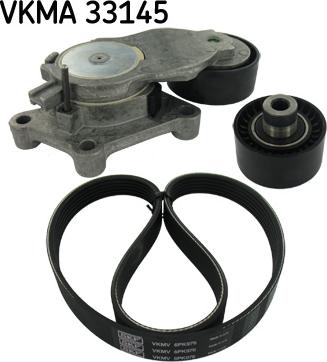 SKF VKMA 33145 - Поликлиновый ременный комплект autosila-amz.com