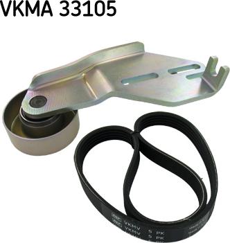 SKF VKMA 33105 - Поликлиновый ременный комплект autosila-amz.com