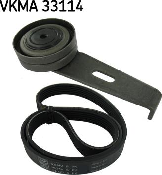 SKF VKMA 33114 - Поликлиновый ременный комплект autosila-amz.com
