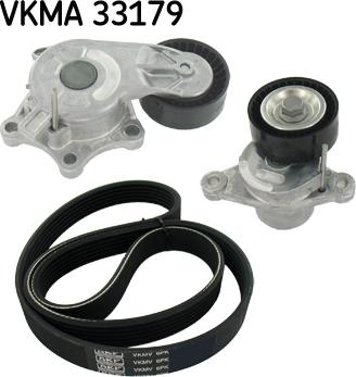 SKF VKMA 33179 - Поликлиновый ременный комплект autosila-amz.com