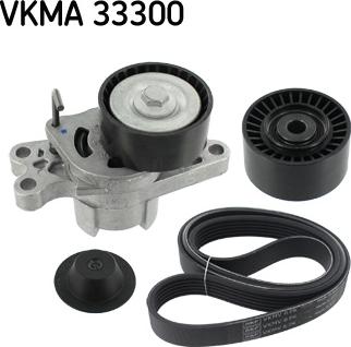 SKF VKMA 33300 - Поликлиновый ременный комплект autosila-amz.com