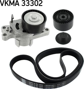 SKF VKMA 33302 - Поликлиновый ременный комплект autosila-amz.com