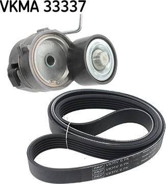 SKF VKMA 33337 - Поликлиновый ременный комплект autosila-amz.com