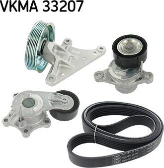 SKF VKMA 33207 - Поликлиновый ременный комплект autosila-amz.com