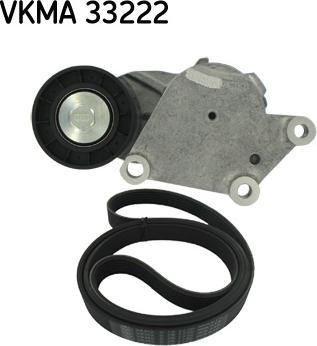 SKF VKMA 33222 - Поликлиновый ременный комплект autosila-amz.com
