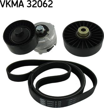 SKF VKMA 32062 - Поликлиновый ременный комплект autosila-amz.com