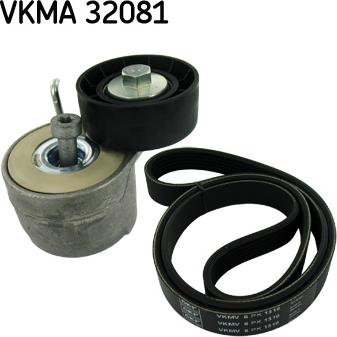 SKF VKMA 32081 - Поликлиновый ременный комплект autosila-amz.com