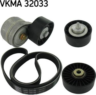 SKF VKMA 32033 - Поликлиновой ременный комплект autosila-amz.com