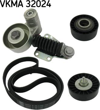 SKF VKMA 32024 - Поликлиновый ременный комплект autosila-amz.com