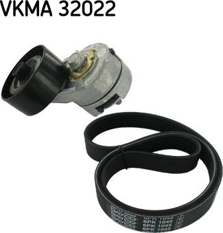 SKF VKMA 32022 - Поликлиновый ременный комплект autosila-amz.com
