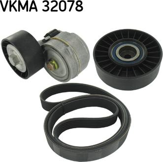 SKF VKMA 32078 - Поликлиновый ременный комплект autosila-amz.com