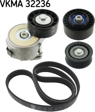 SKF VKMA 32236 - Поликлиновый ременный комплект autosila-amz.com