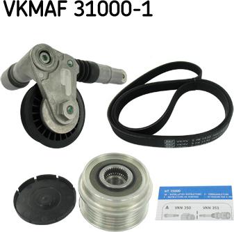 SKF VKMAF 31000-1 - Поликлиновый ременный комплект autosila-amz.com