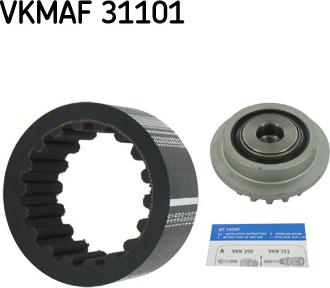 SKF VKMAF 31101 - Комплект эластичной муфты сцепления autosila-amz.com