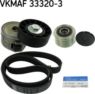 SKF VKMAF 33320-3 - Поликлиновый ременный комплект autosila-amz.com