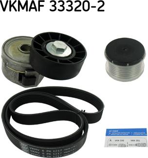 SKF VKMAF 33320-2 - Поликлиновый ременный комплект autosila-amz.com