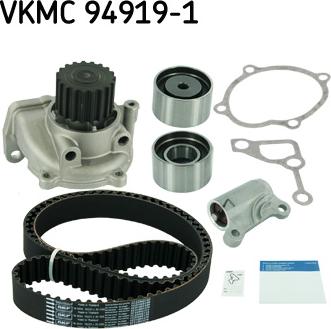 SKF VKMC 94919-1 - Водяной насос + комплект зубчатого ремня ГРМ autosila-amz.com